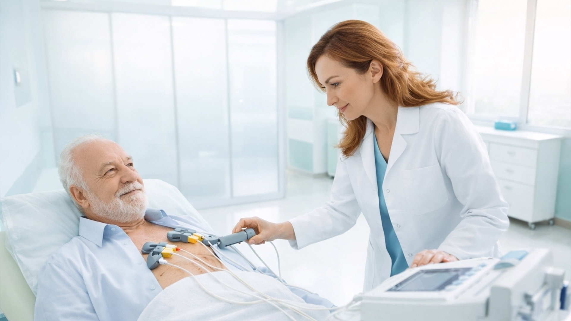 При приёме кардиолога